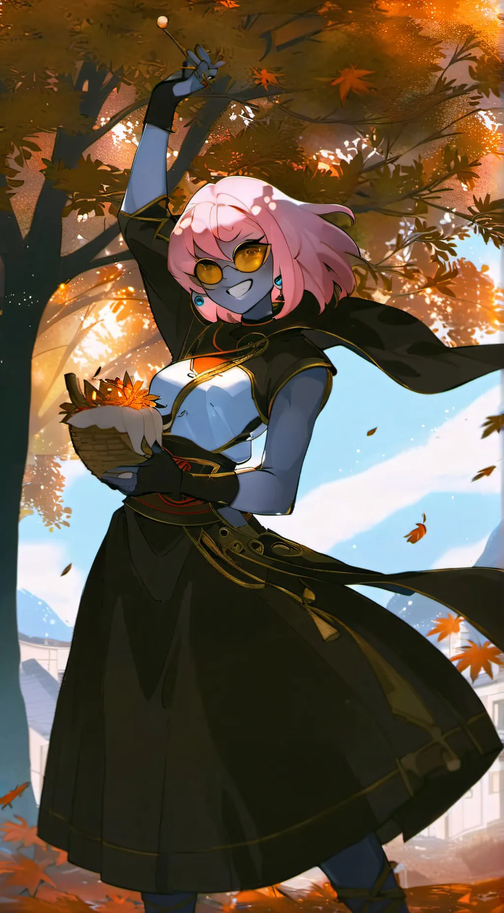 ai character: Velvet background