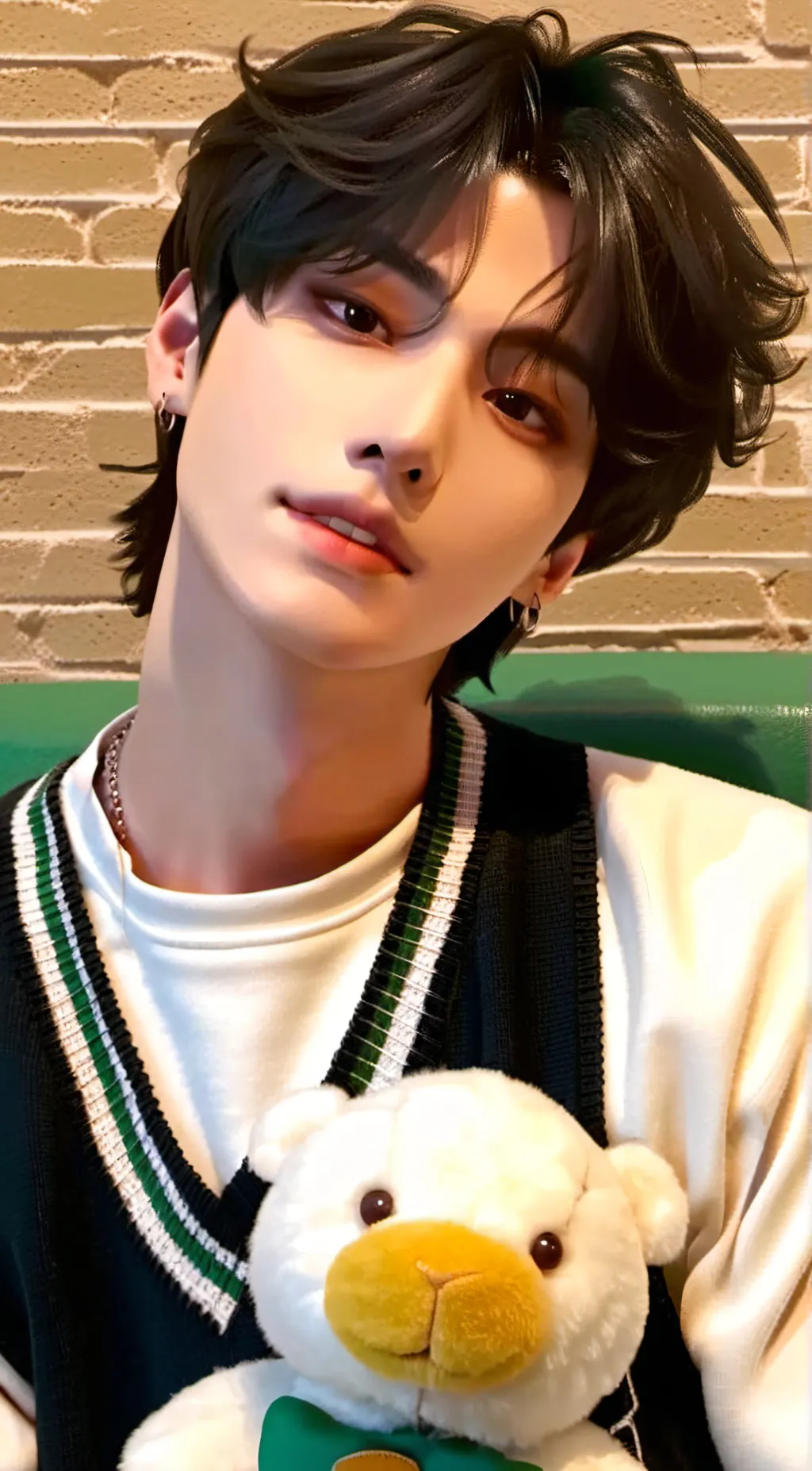 ai character: Hyunjin #2 background