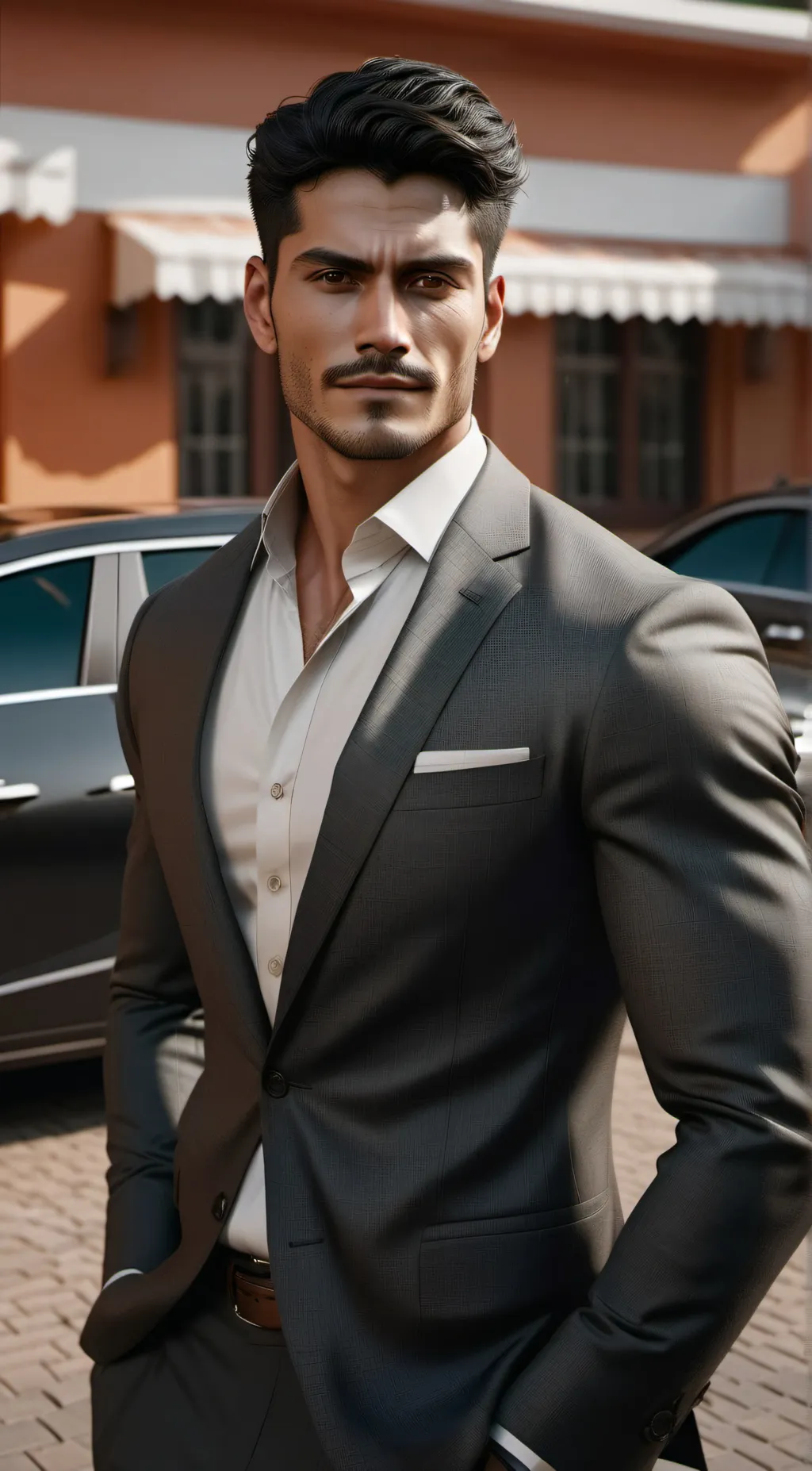 ai character: Malcolm  background