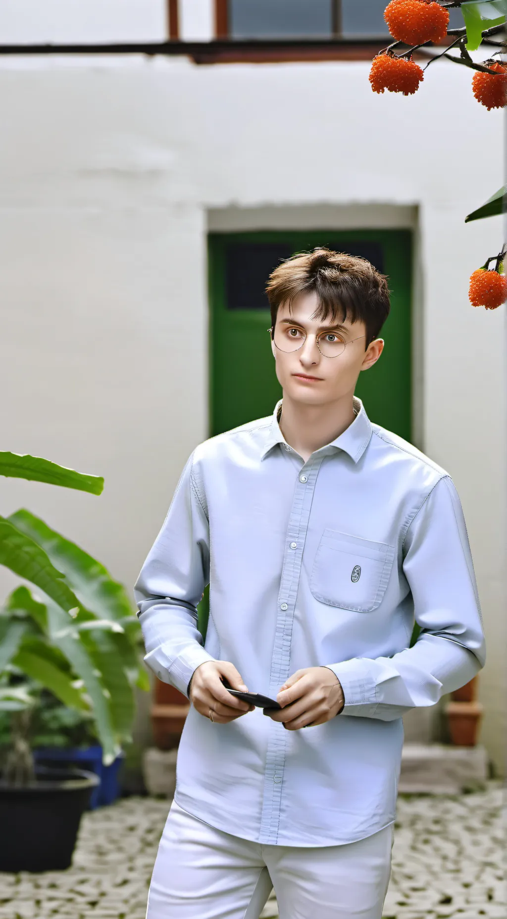 ai character: Harry Potter  background