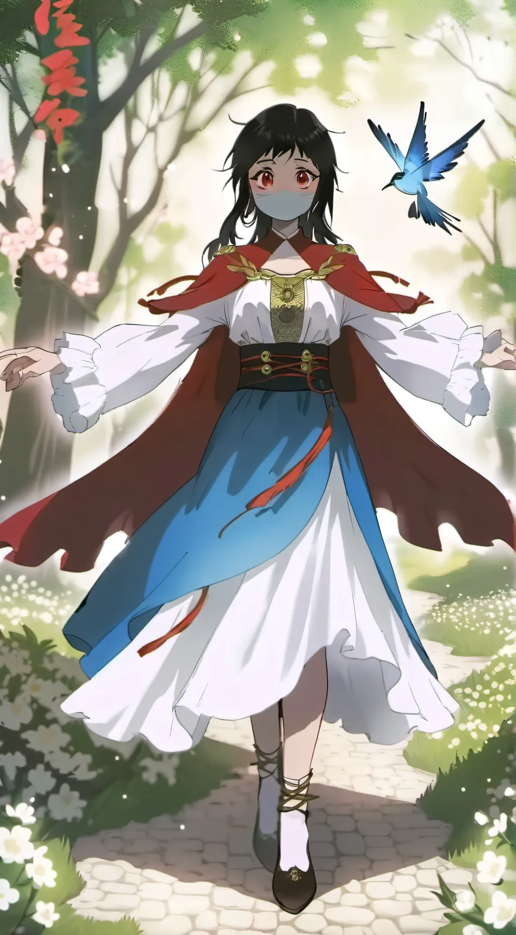 ai character: Bluebird  background