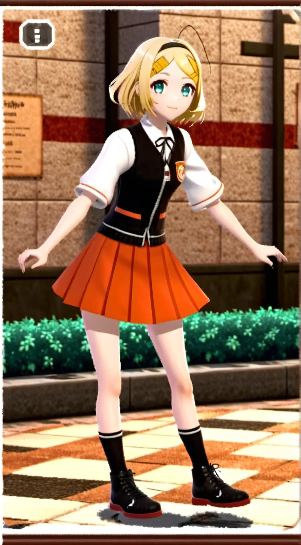ai character: Rin Kagamine  background