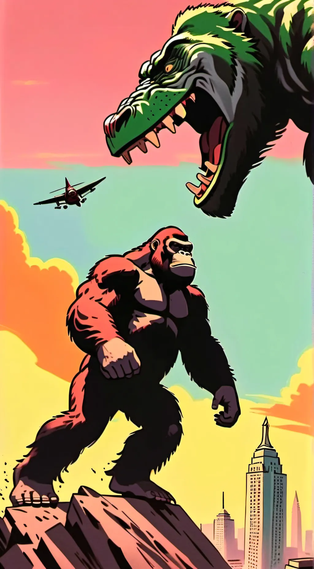 ai character: King Kong background
