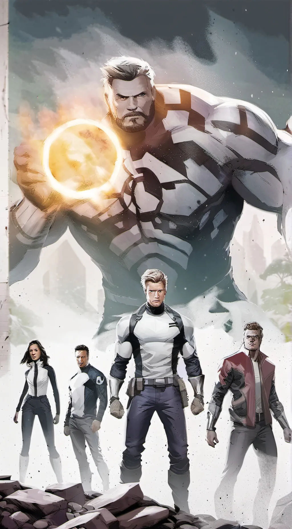 ai character: Future foundation  background