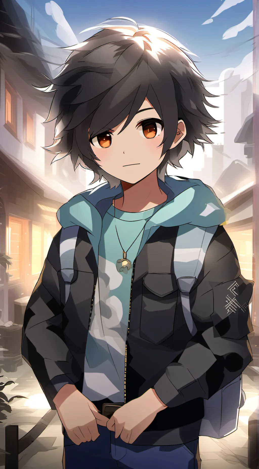 ai character: country balls background