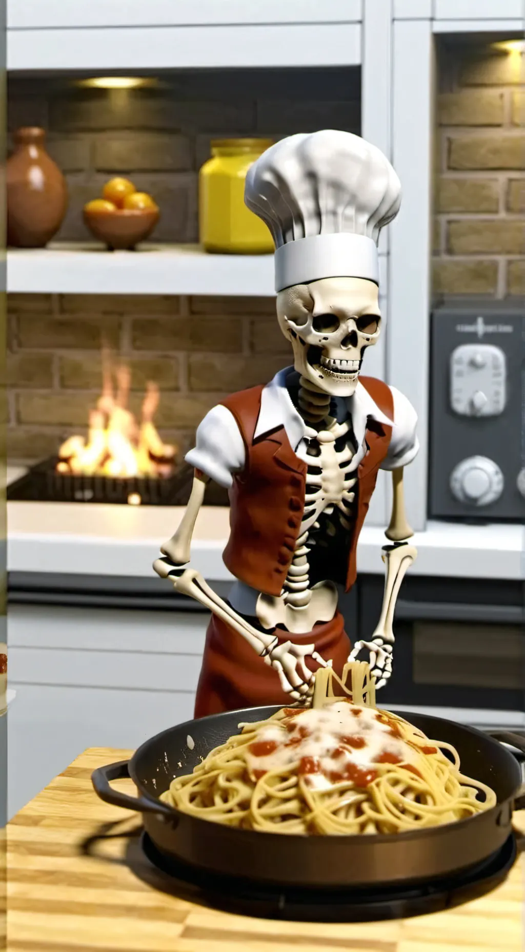 ai character: papyrus background