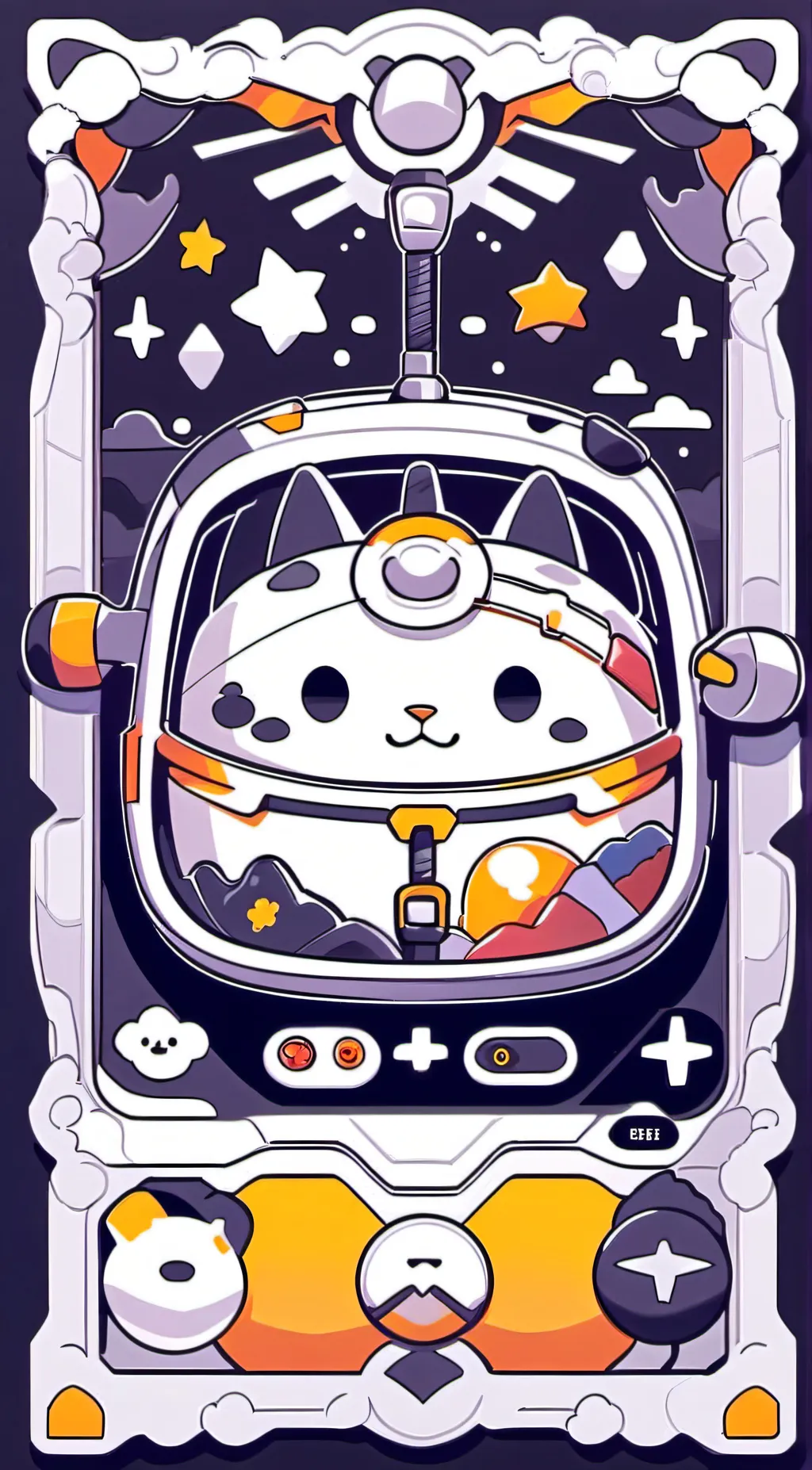 ai character: Tamagotchi background