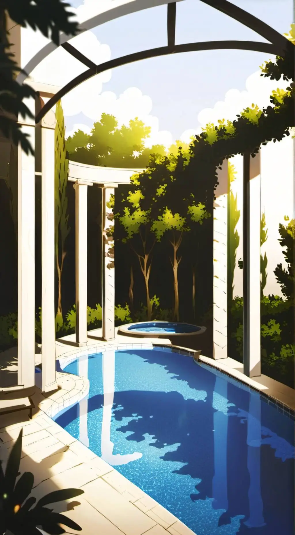 ai character: scream 1 au (pool) background