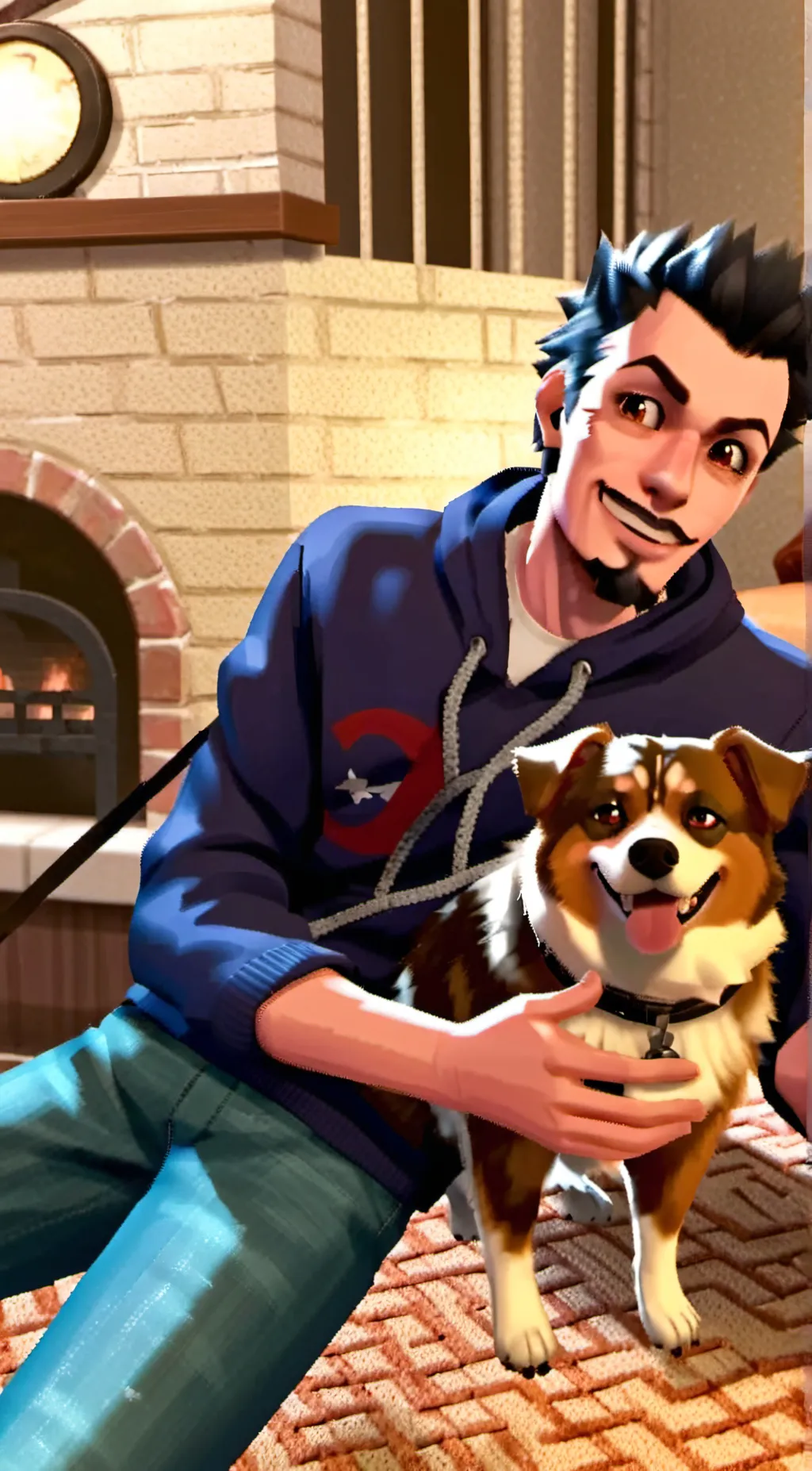 ai character: Pet or human background