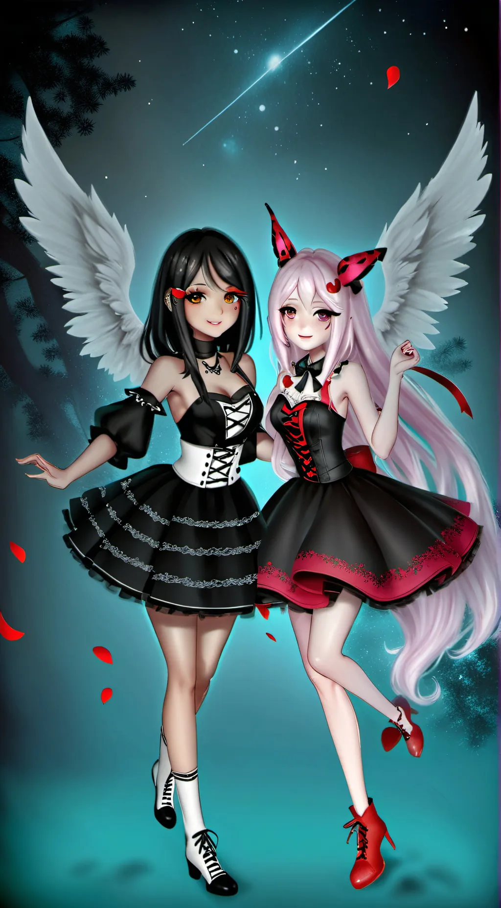 ai character: kc and aphmau background