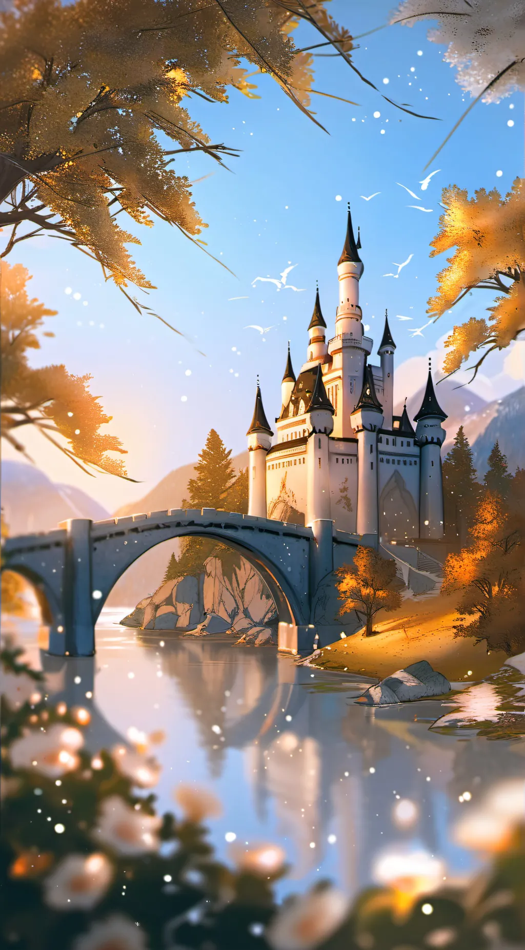 ai character: Hogwarts  background