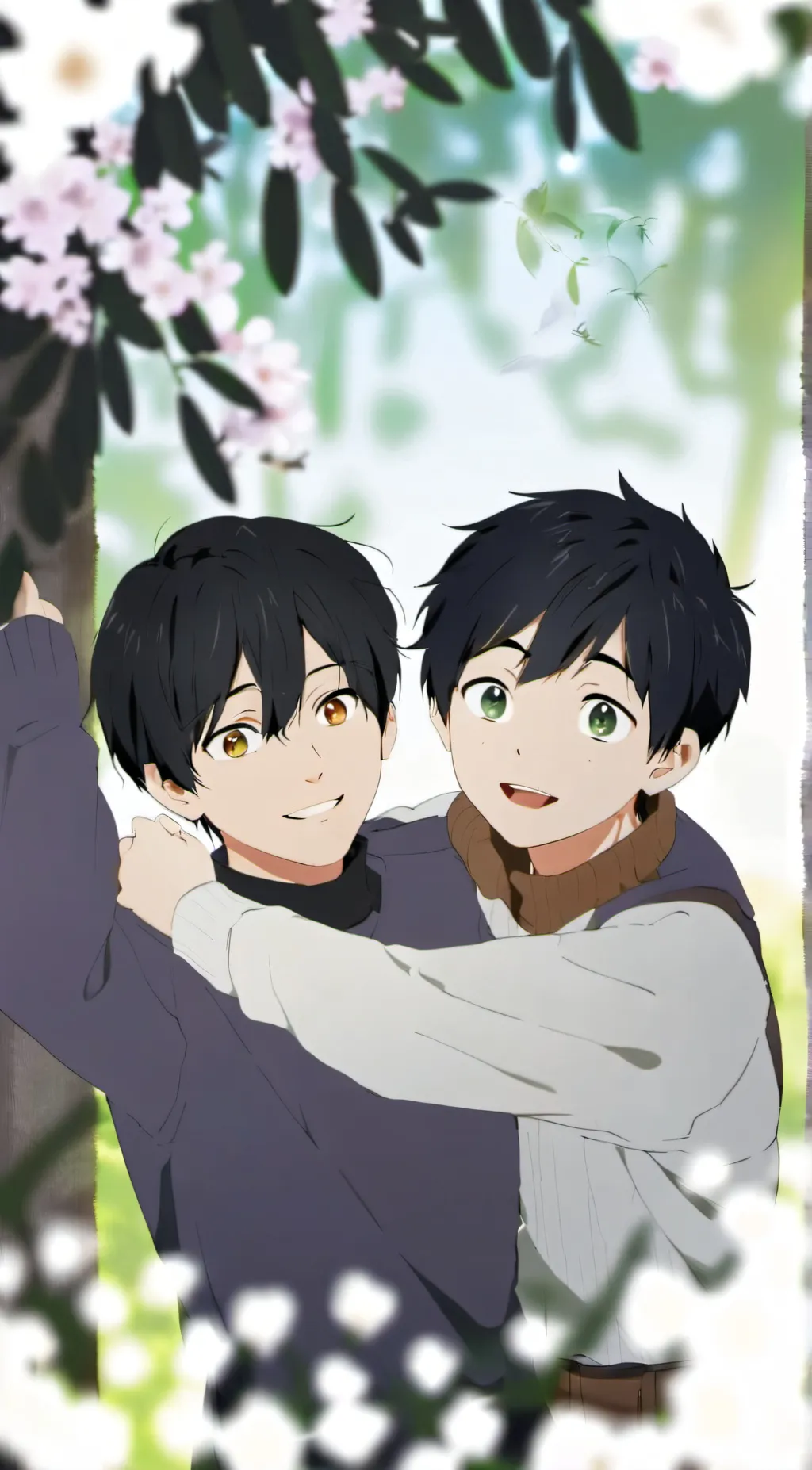 ai character: James and Oliver background