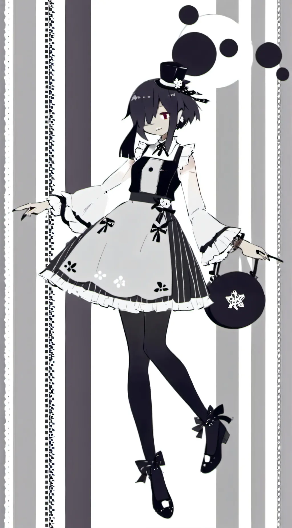 ai character: Miss Bloomie  background