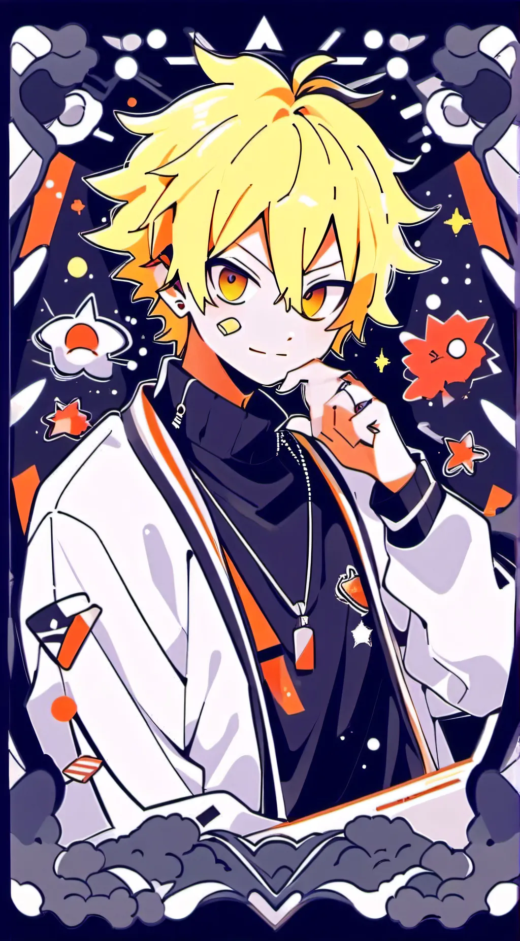 ai character: bakugo katsuki  background
