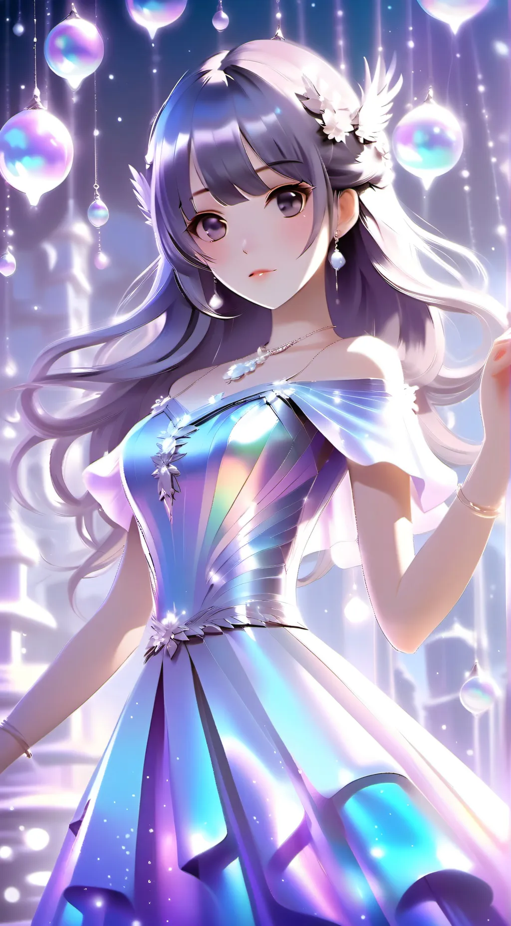 ai character: Princess Kpop background