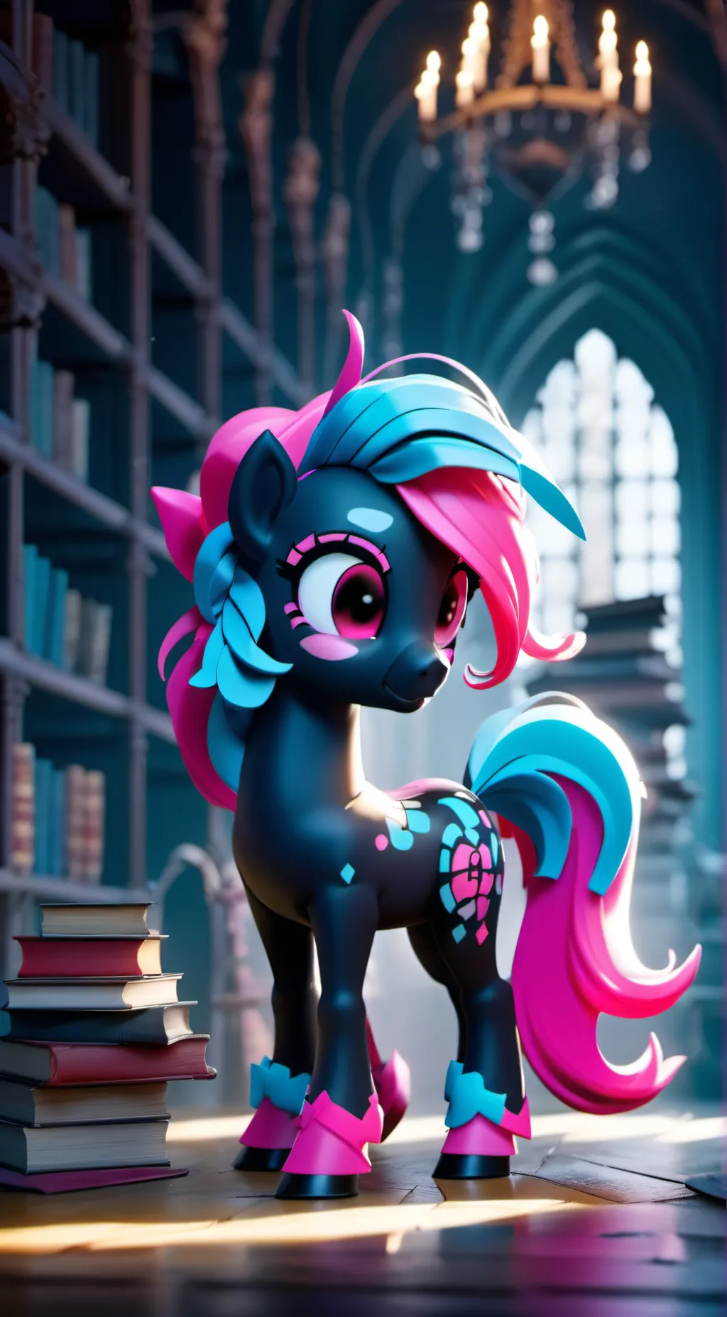 ai character: pinkie pie exe background