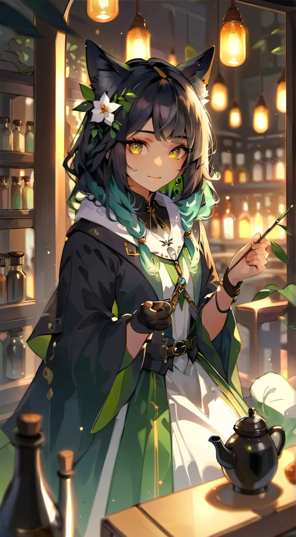 ai character: Shauna  background