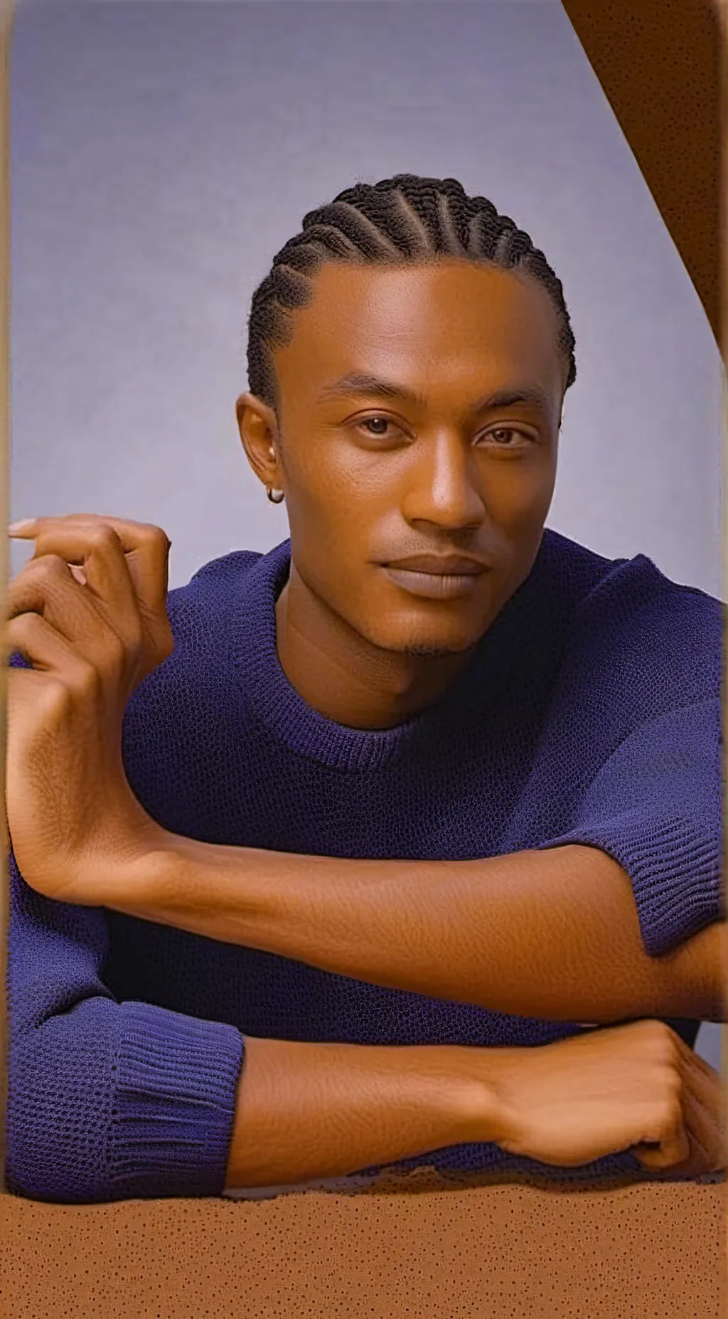 ai character: aaron  background