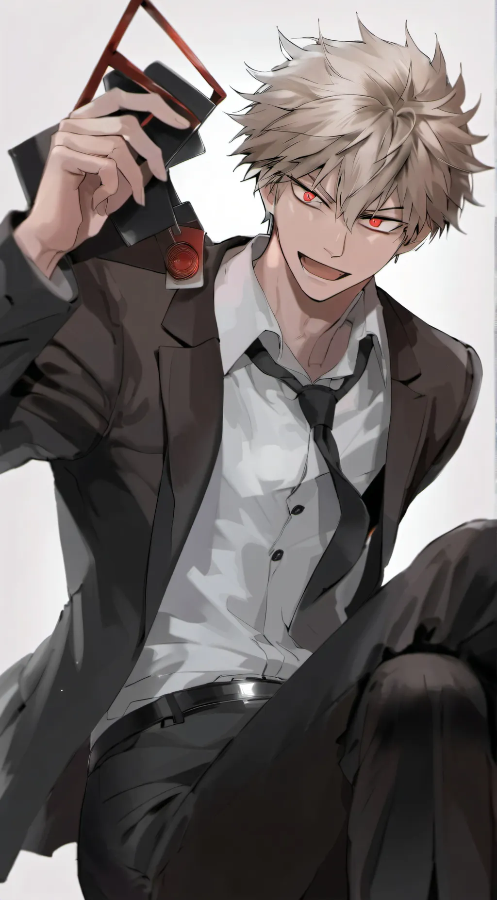 ai character: Katsuki bakugou background