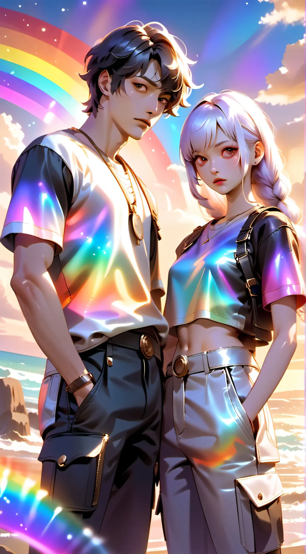 ai character: leyla and raine background
