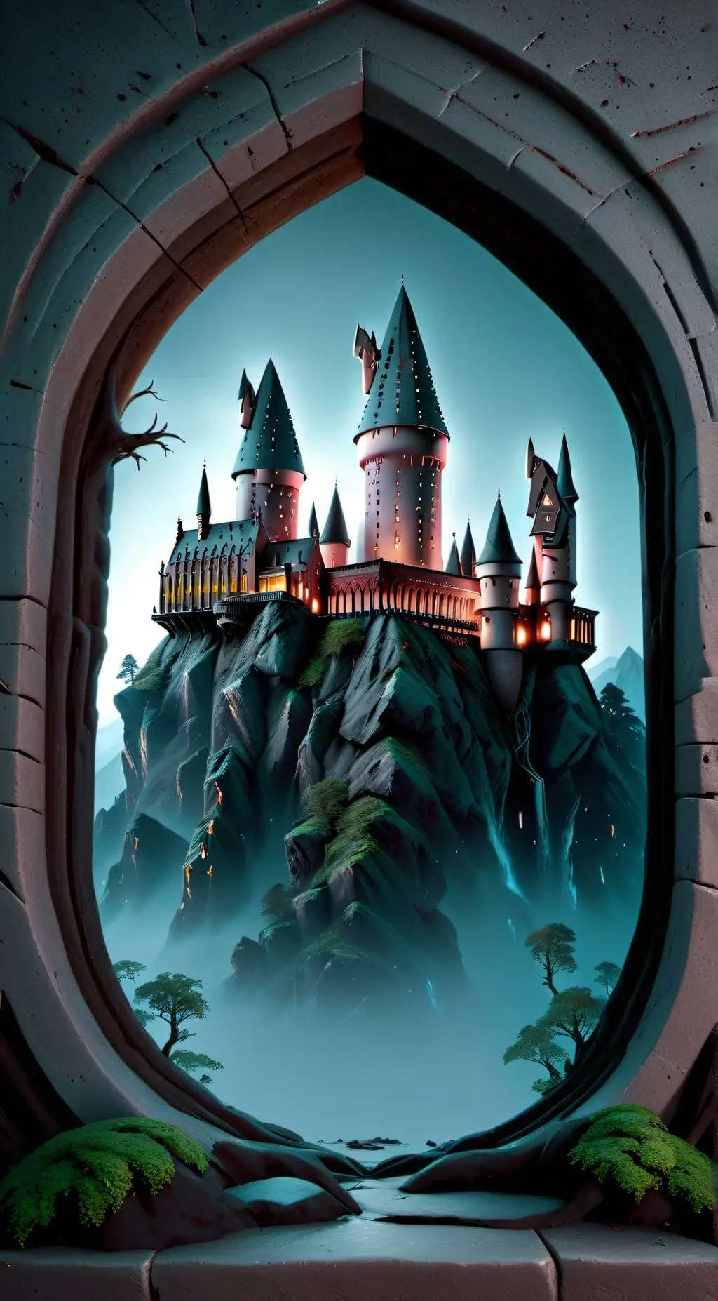 ai character: HogwartsxAvengers background