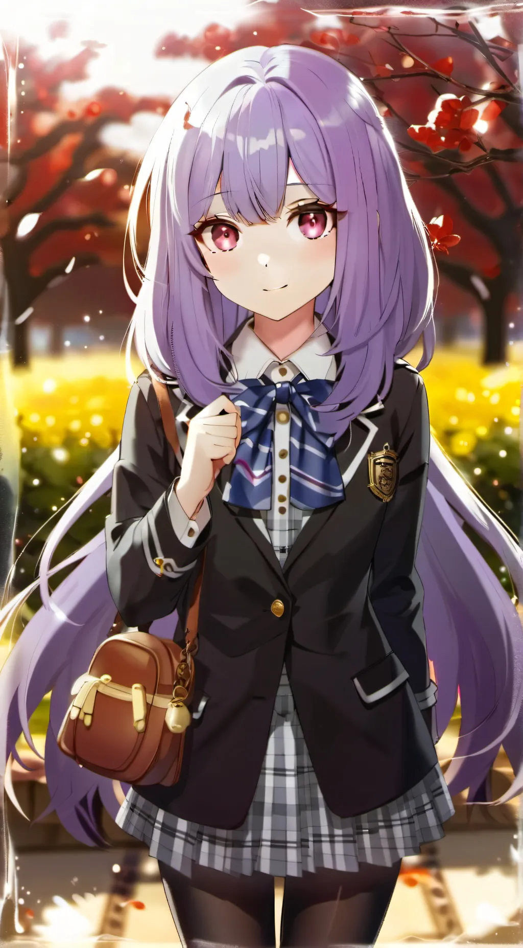 ai character: Highschool life background