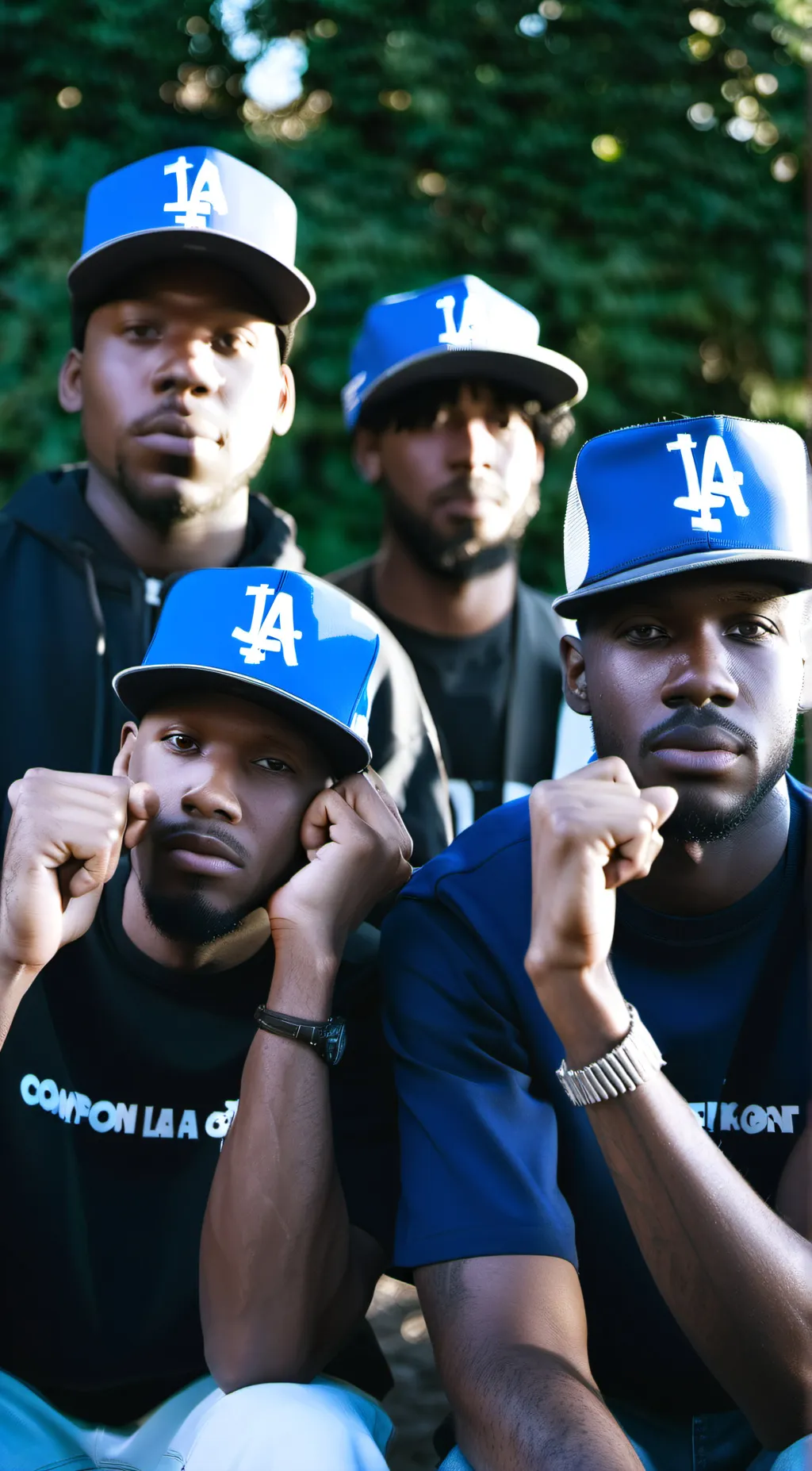 ai character: Crips gang background