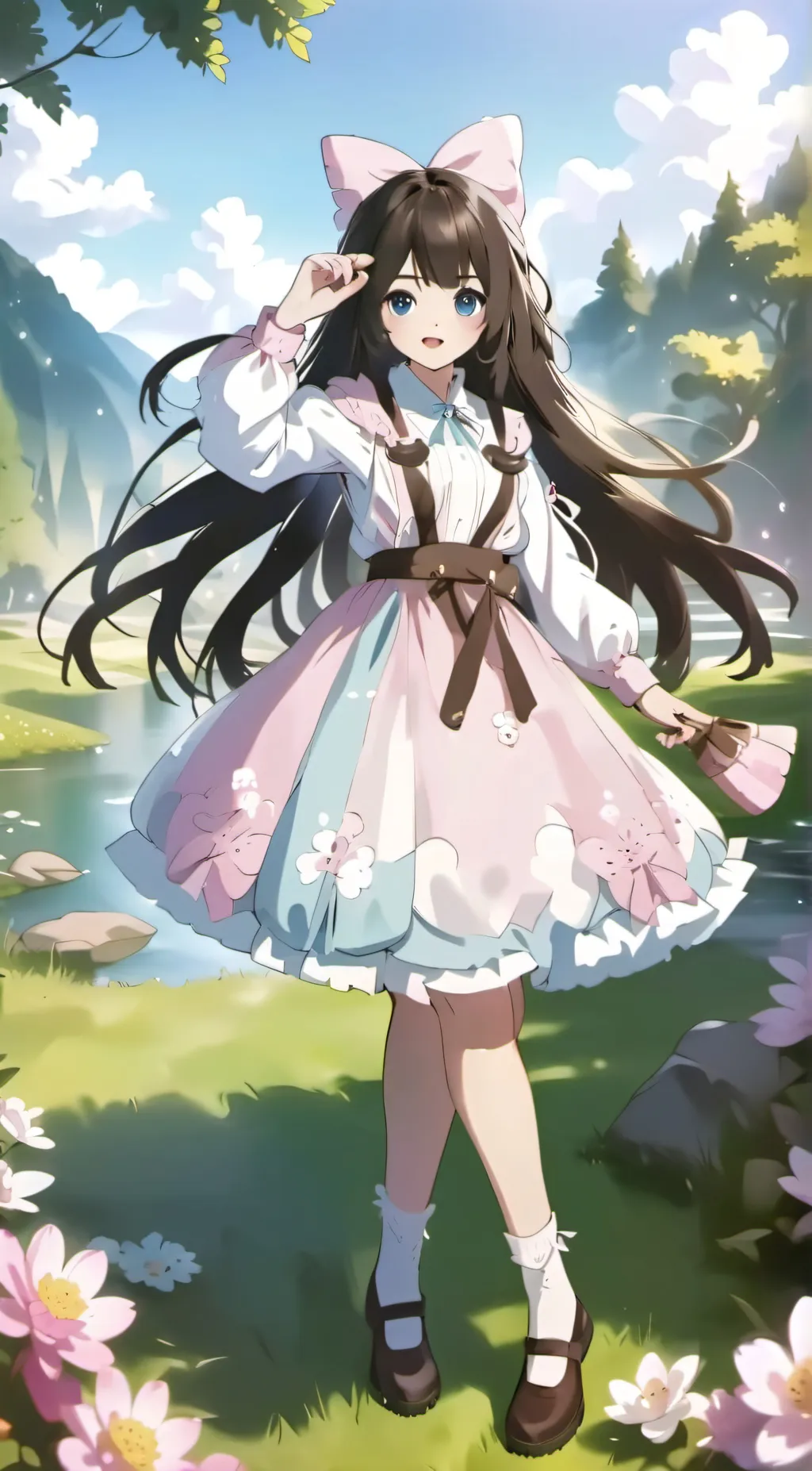 ai character: Rosemary  background