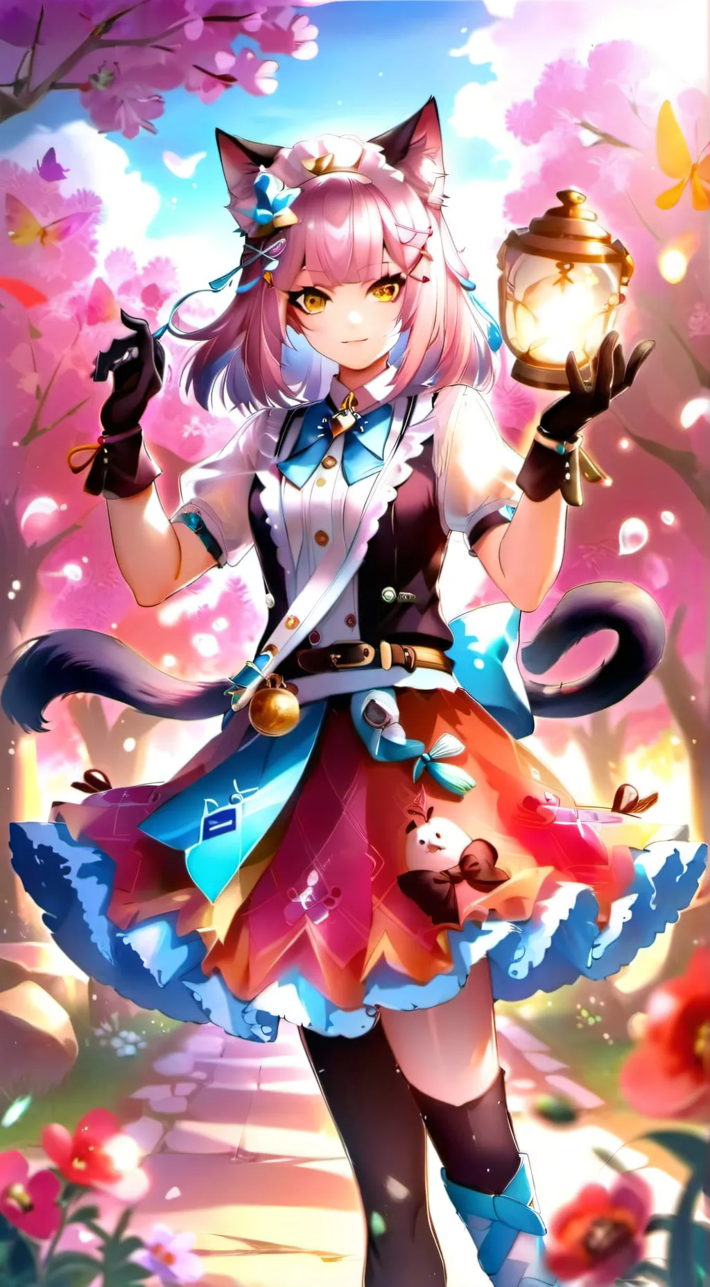 ai character: uwu cat background