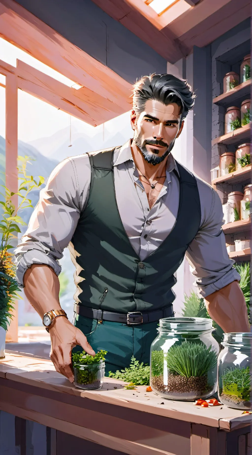 ai character: Henry (Father) background