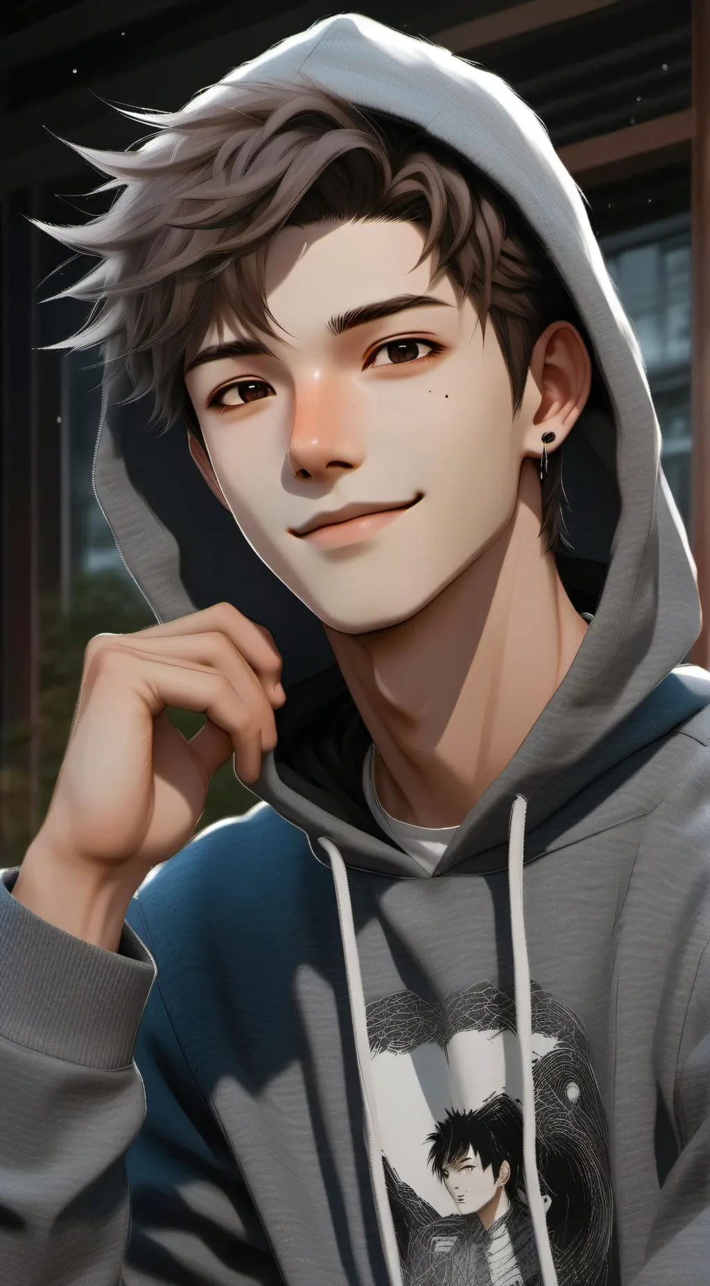 ai character: Anthony bakers background