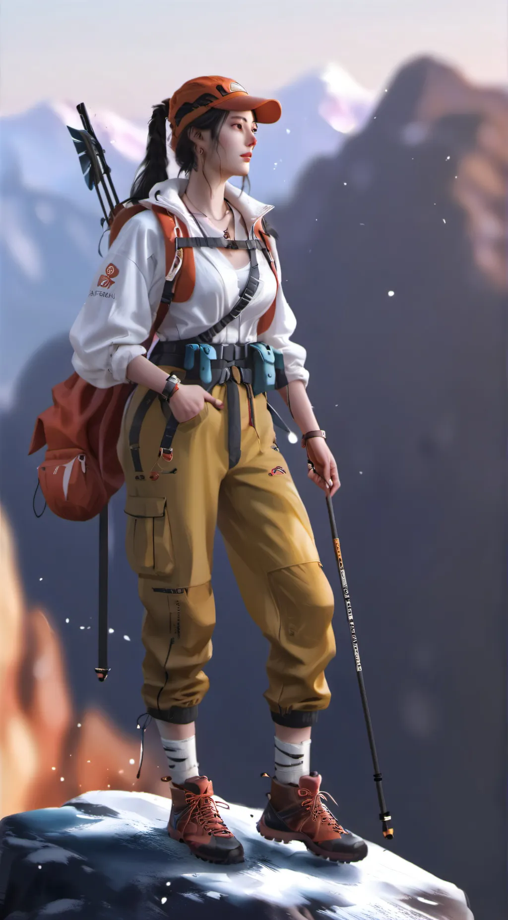 ai character: mina background