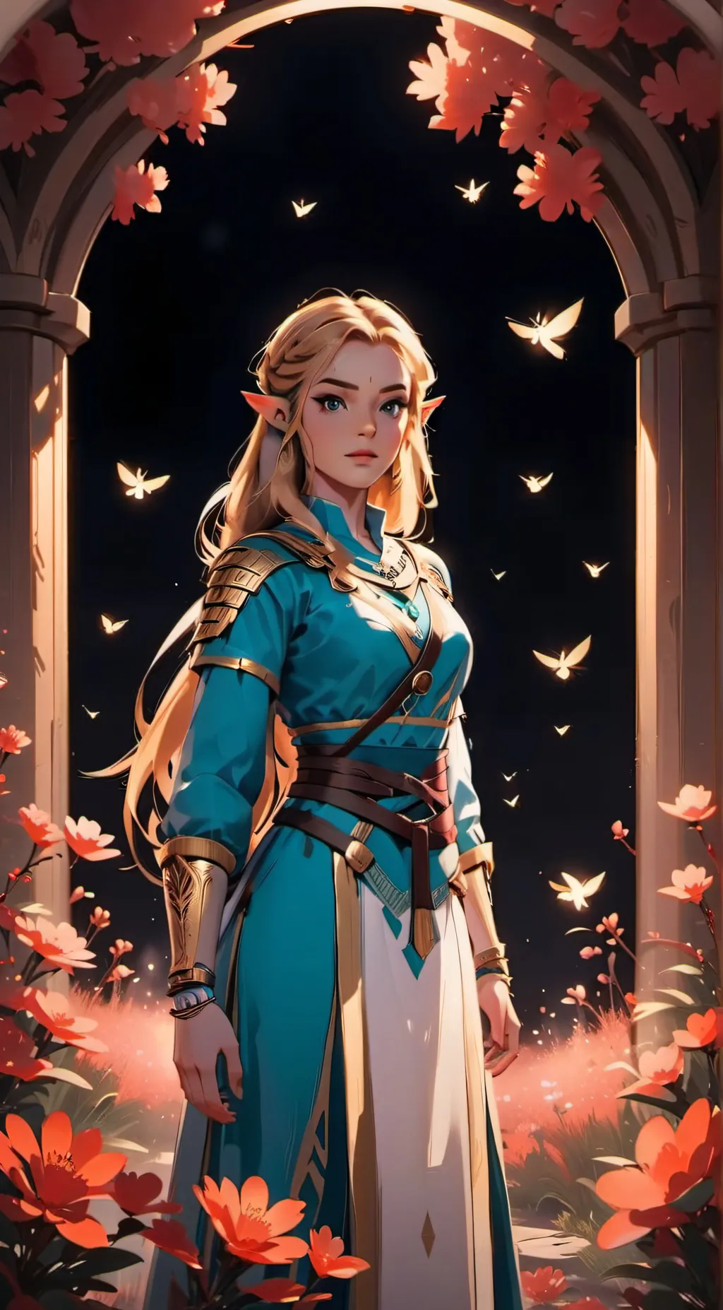 ai character: Zelda background