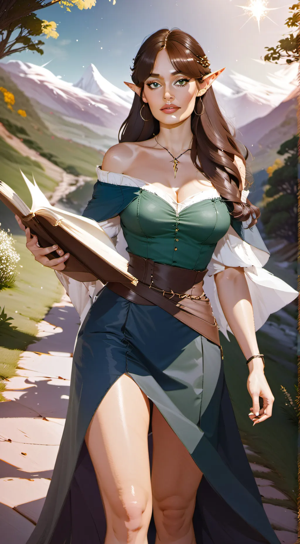 ai character: Mela background