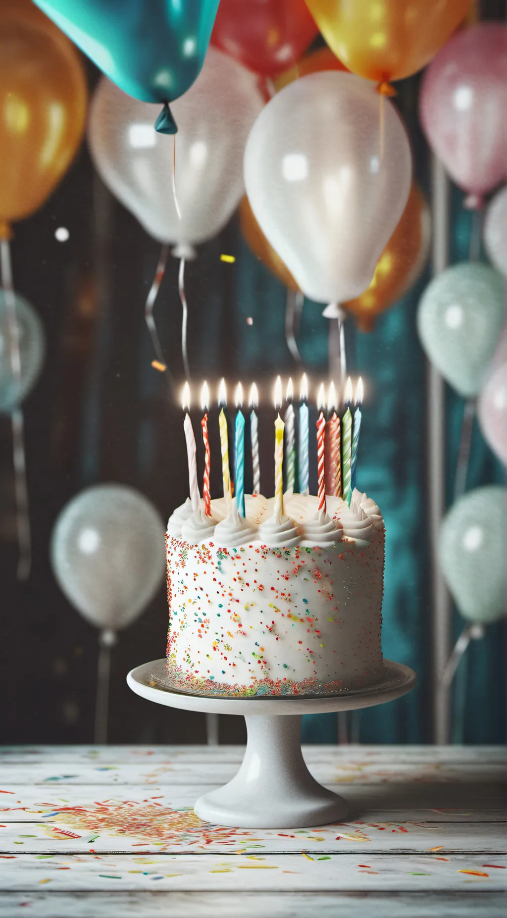ai character: Happy Birthday  background