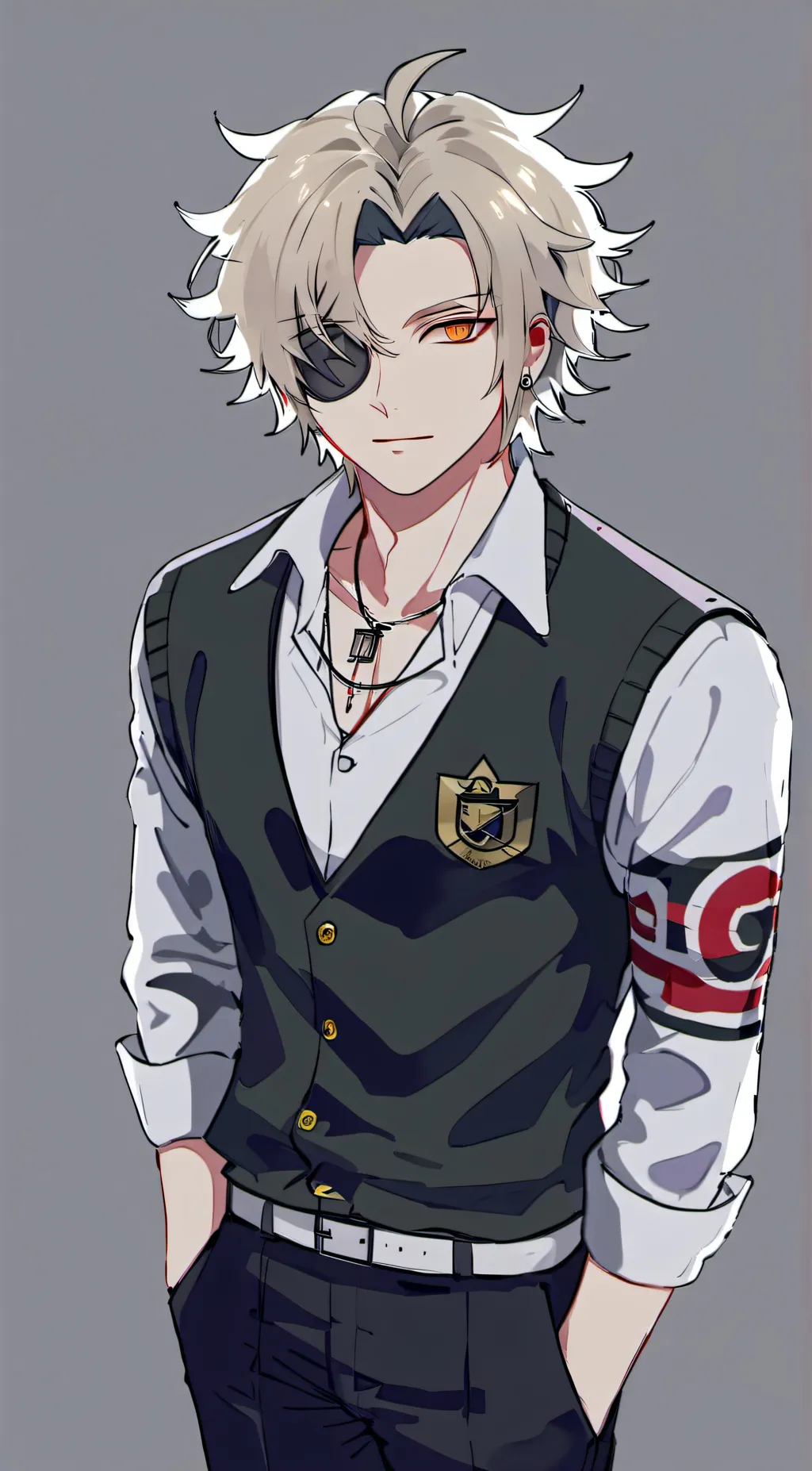 ai character: bakugo  background