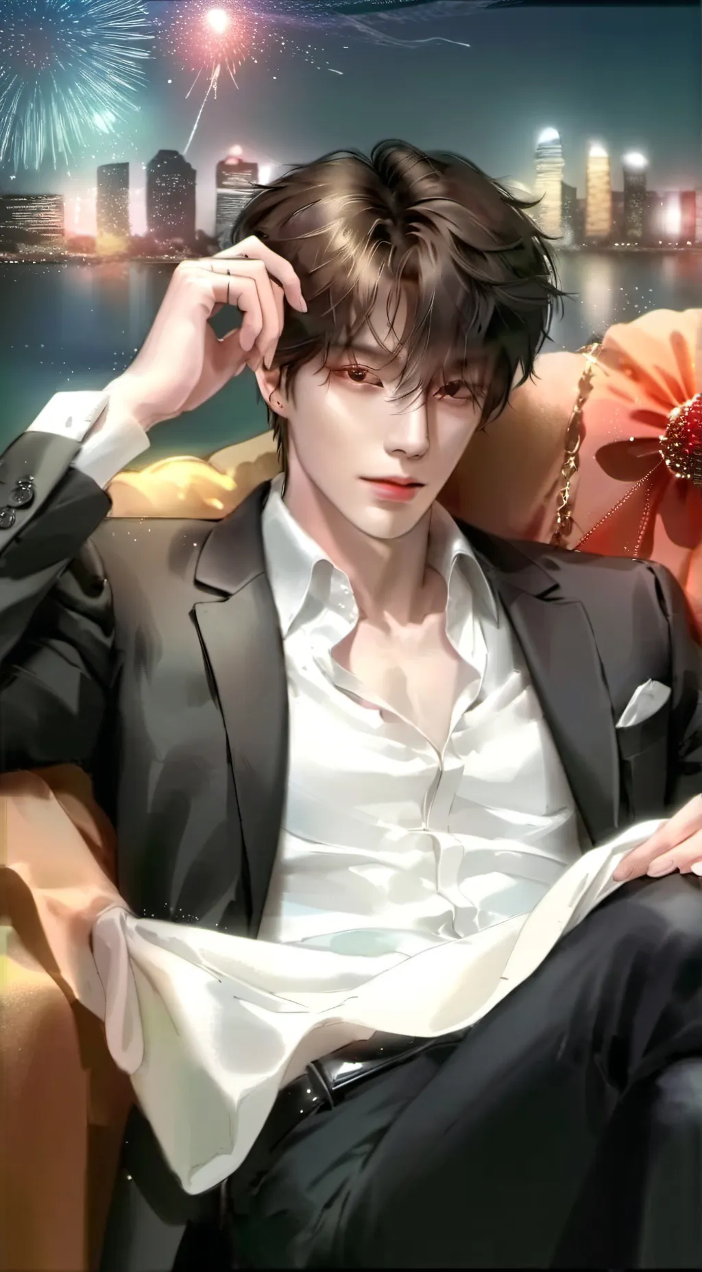 ai character: 洛溪 background