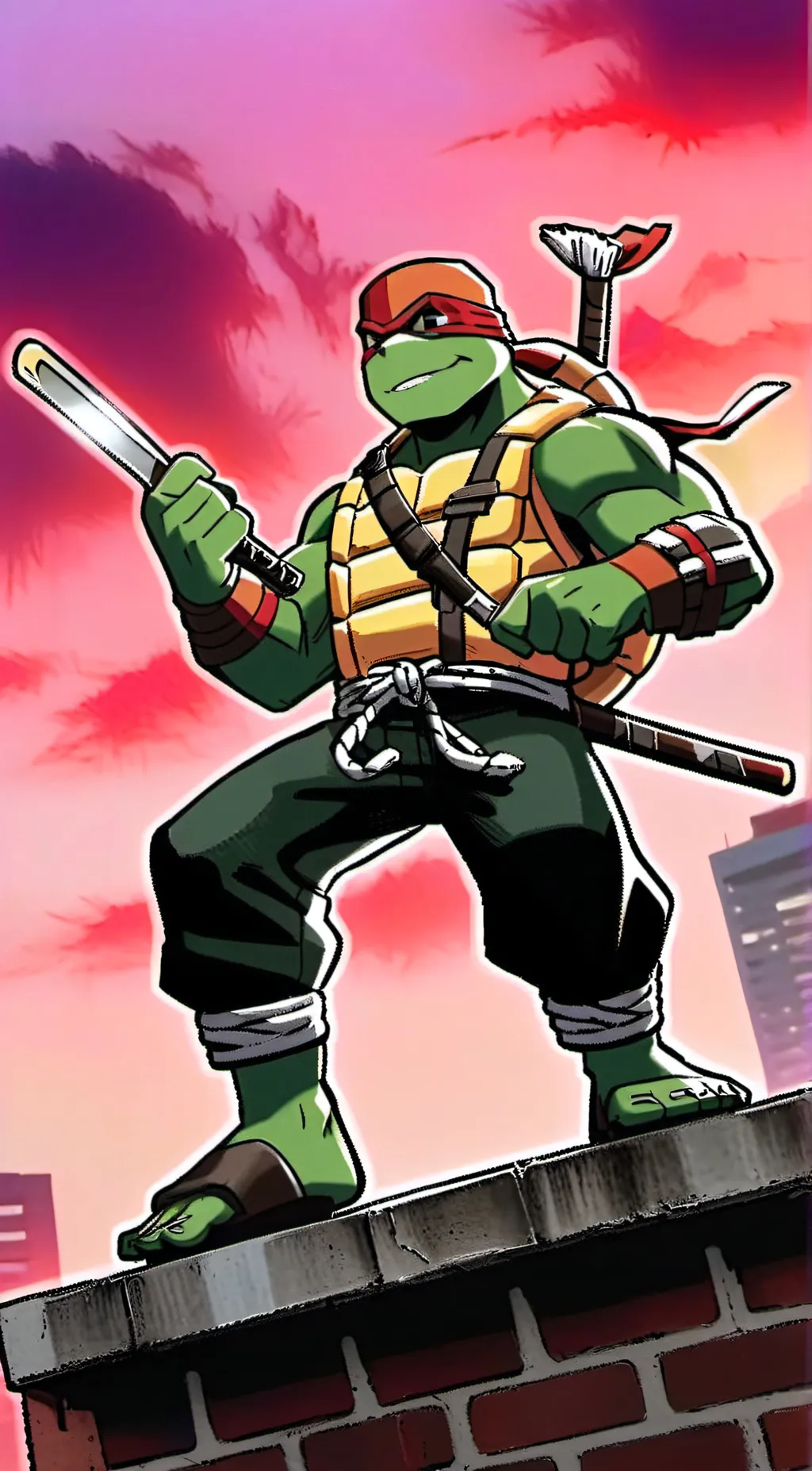 ai character: Mikey  background