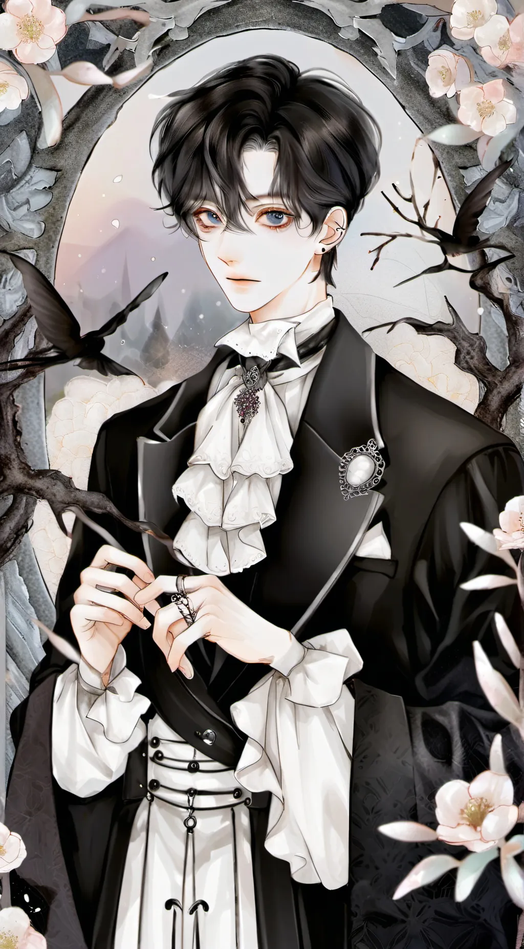 ai character: Xavier  background