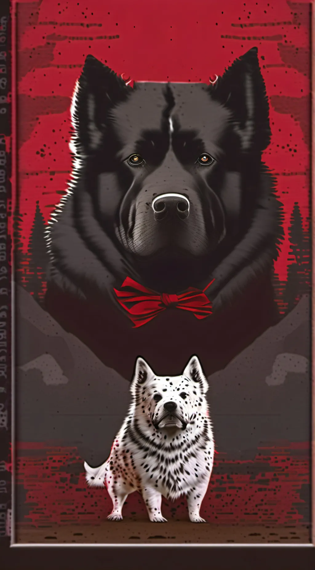 ai character: BARK 👹👹 background