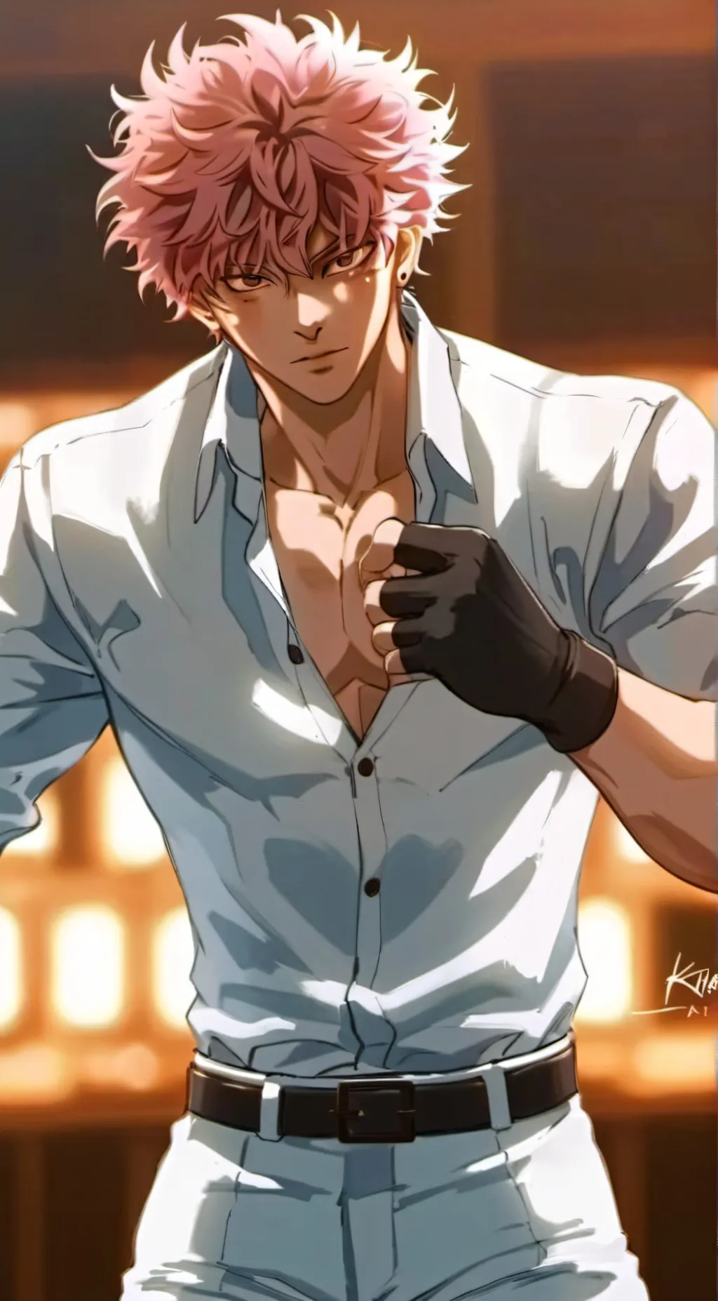 ai character: baki hanma🗿 background