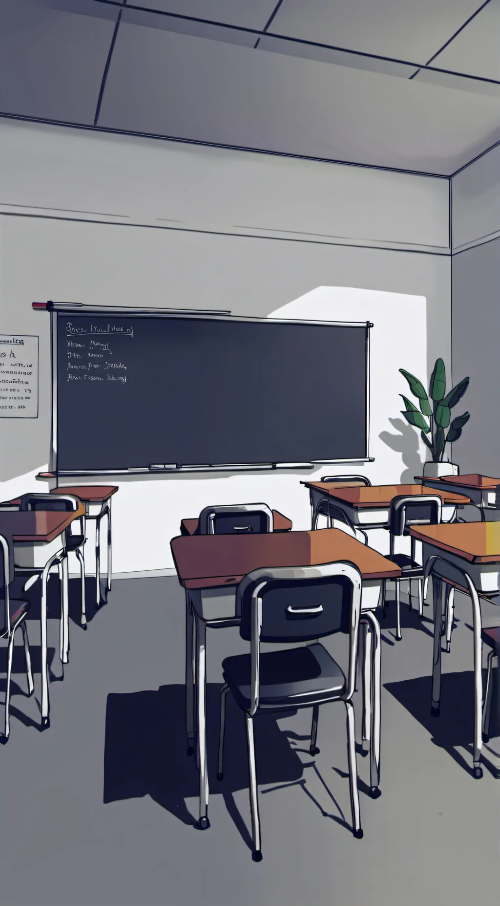 ai character: Where's everyone? background