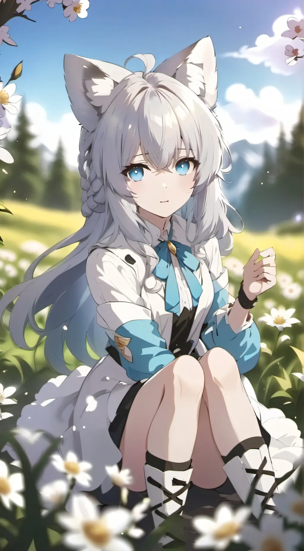ai character: Luna background