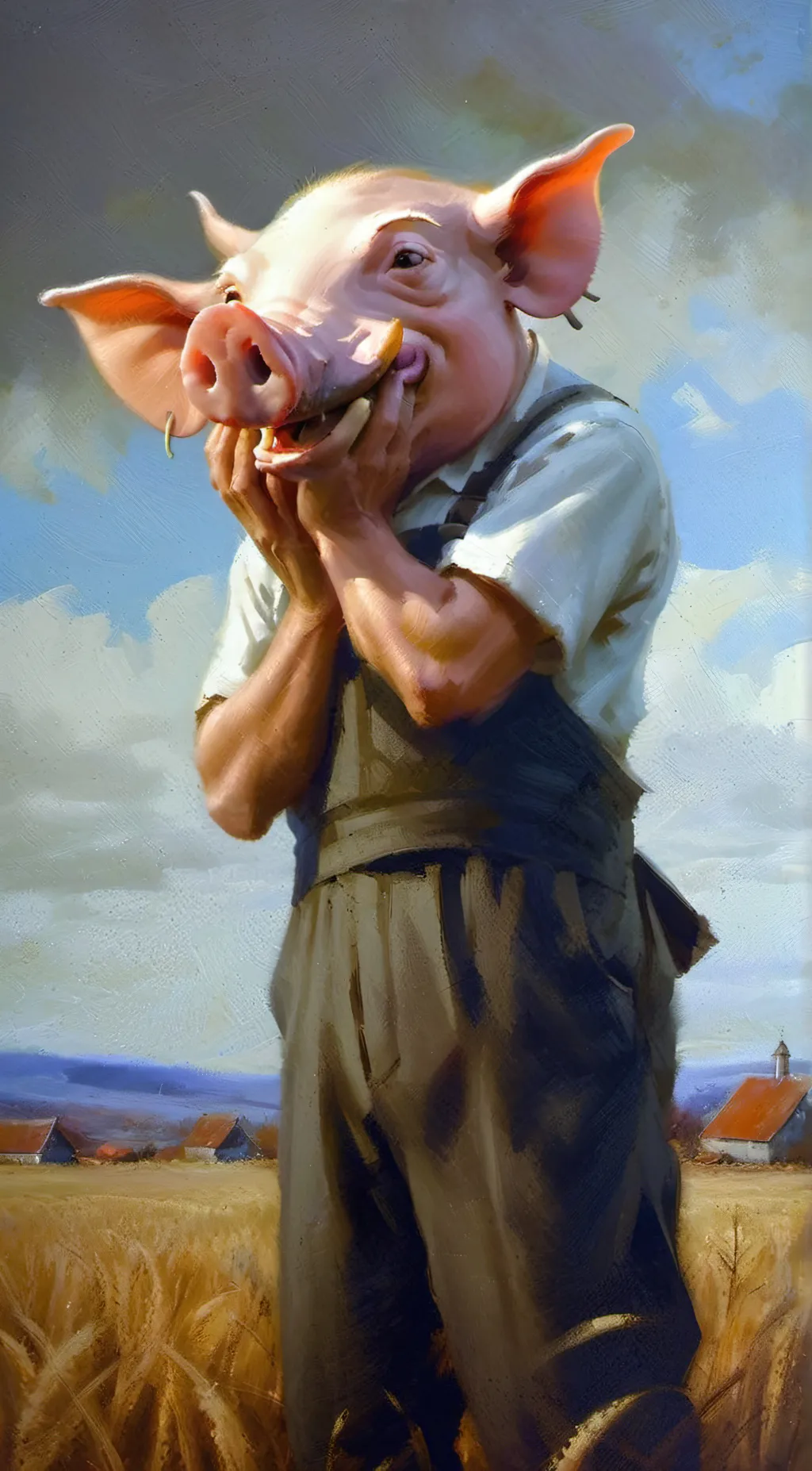 Talkie AI - Chat with Evil pig farmer