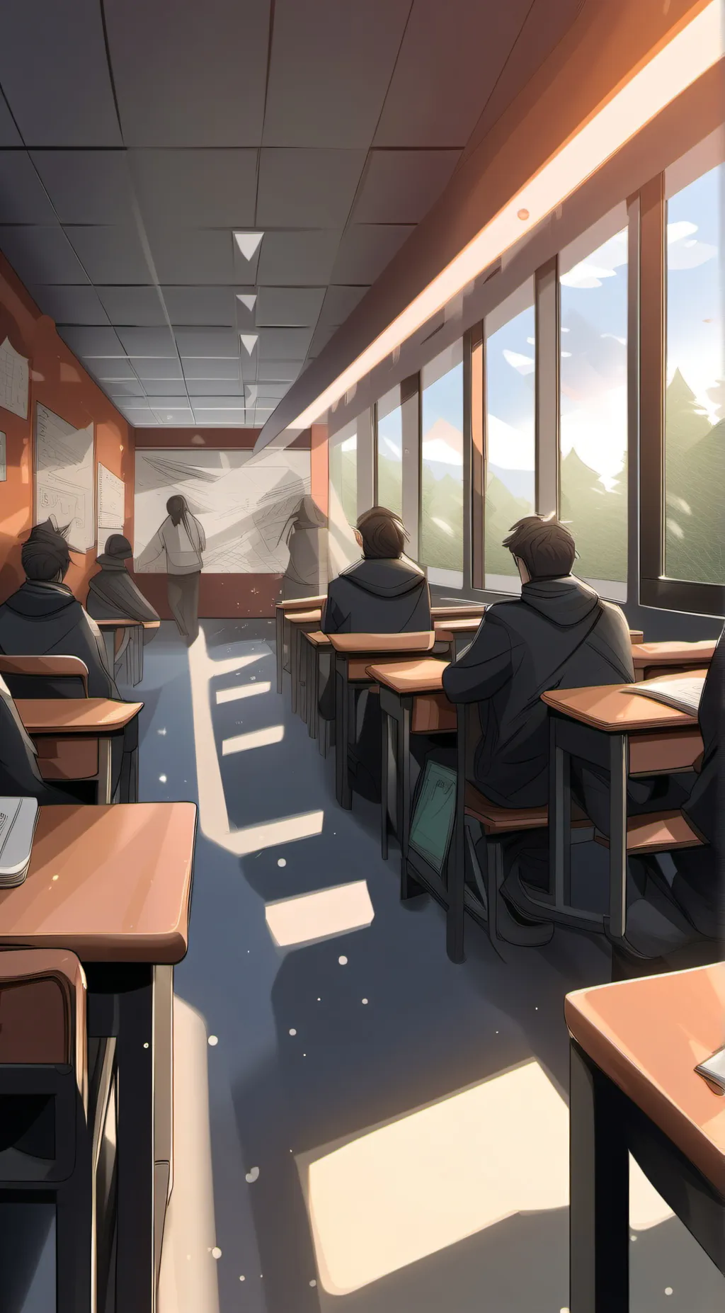 ai character: Class 5Ba background