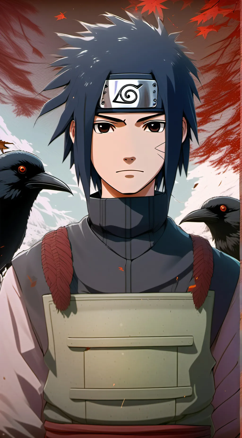 ai character: Sasuke Uchiha  background