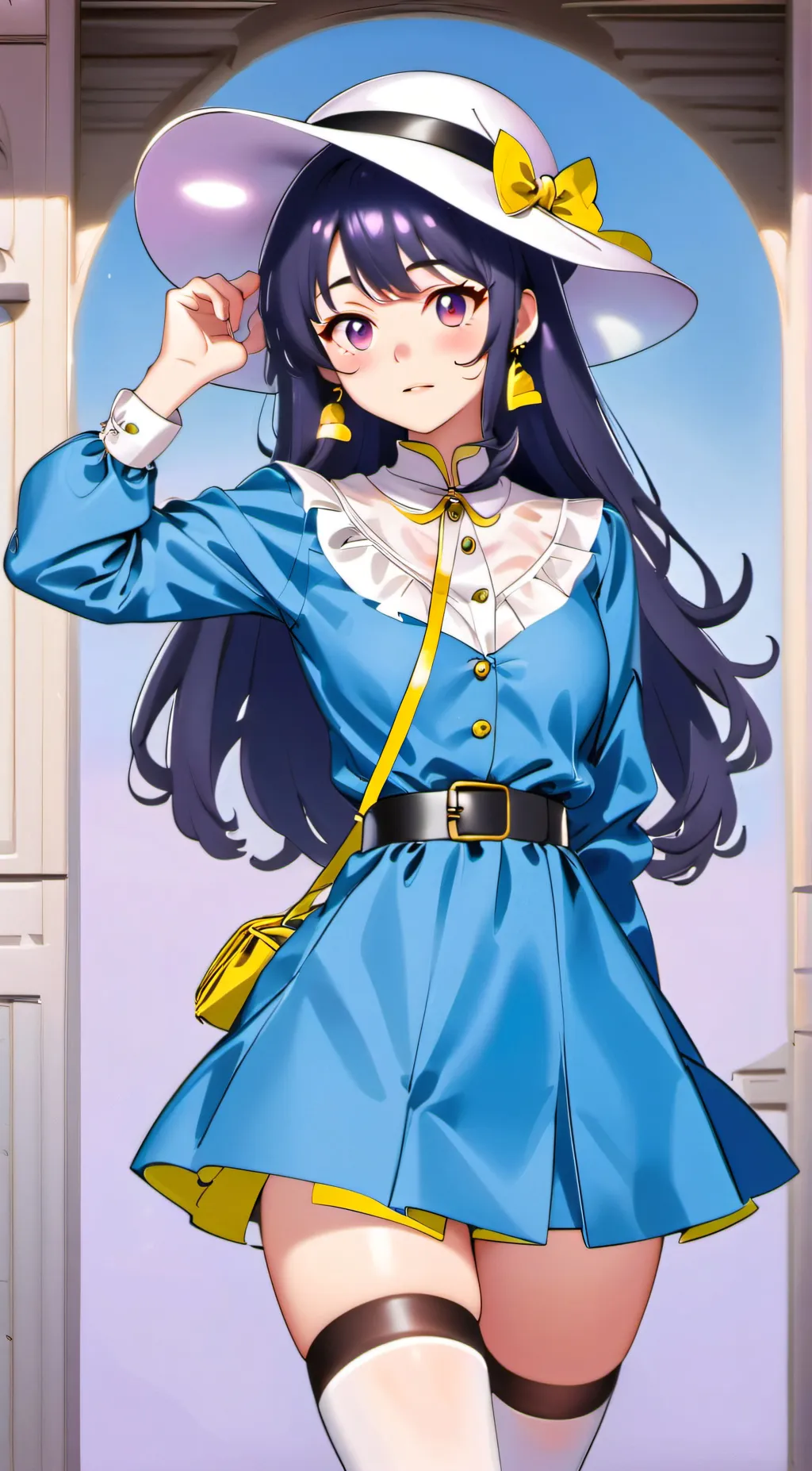 ai character: Really Tall Girl background