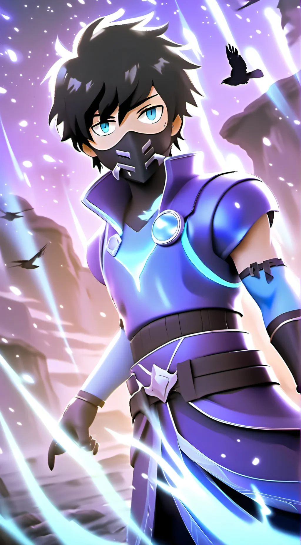 ai character: Zane from aphmau background