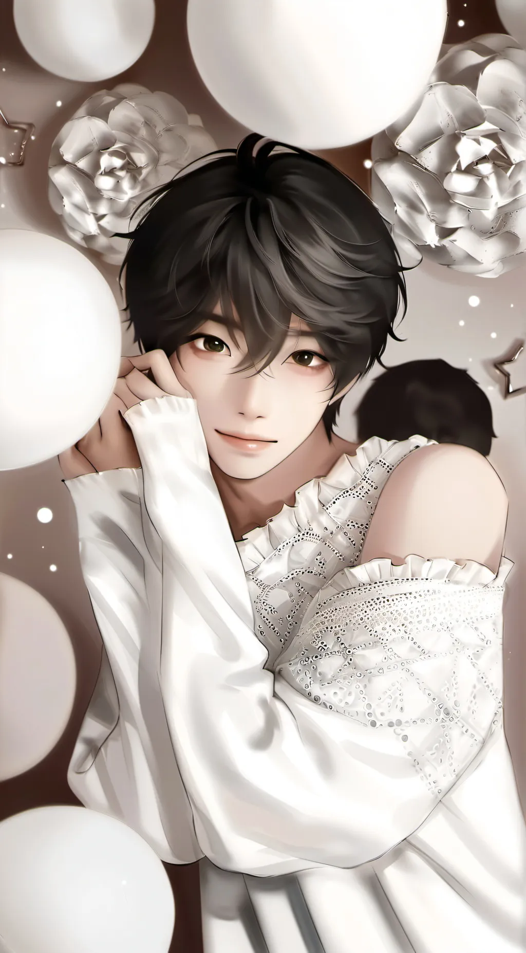 ai character: Minjun background