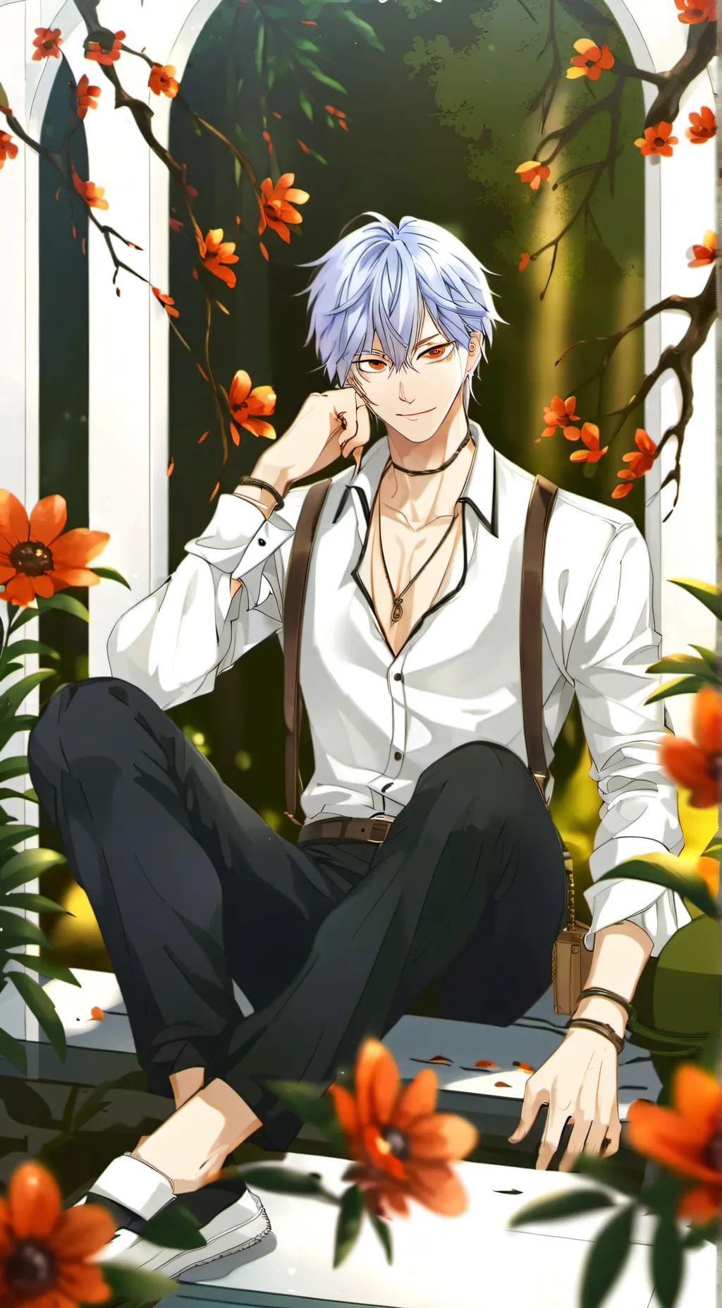 ai character: giyuu tomioka background
